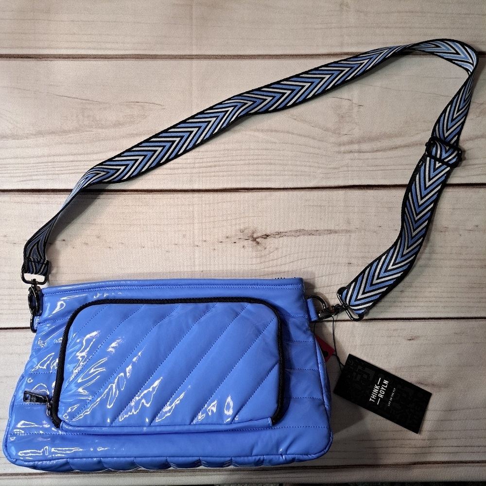 Think Rolyn Puffer Adjustable Crossbody Purse
